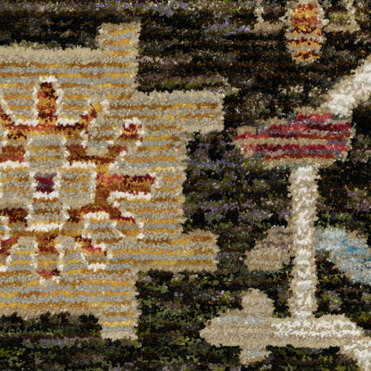 Oriental Weavers Andorra  Brown Multi Traditional
