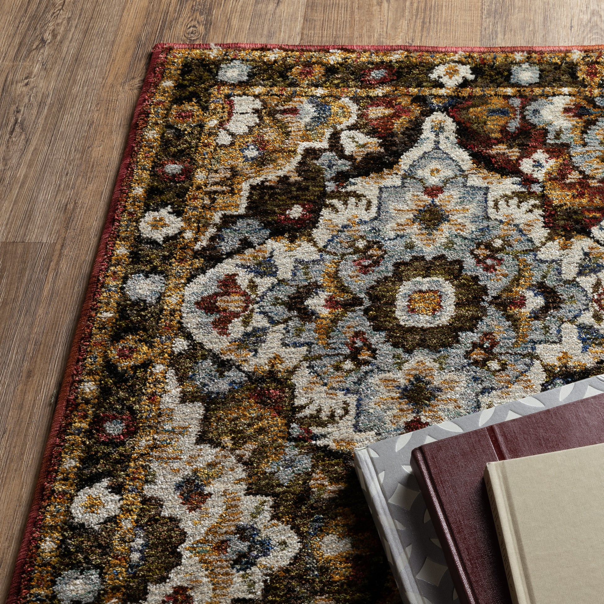 Oriental Weavers Andorra  Red Multi Traditional
