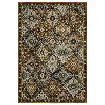 Oriental Weavers Andorra  Red Multi Traditional