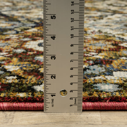 Oriental Weavers Andorra  Red Multi Traditional