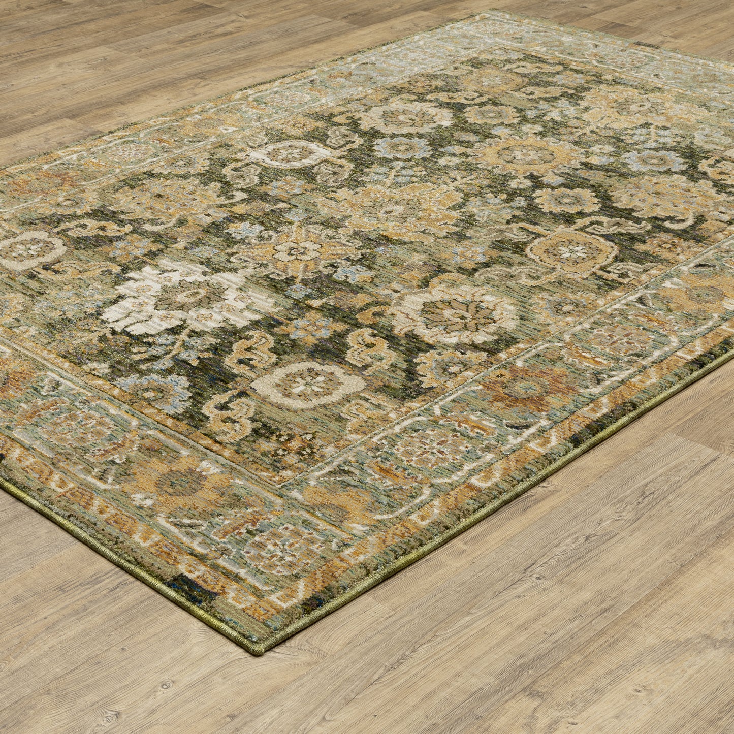 Oriental Weavers Andorra  Green Gold Traditional