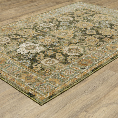 Oriental Weavers Andorra  Green Gold Traditional