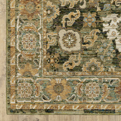 Oriental Weavers Andorra  Green Gold Traditional