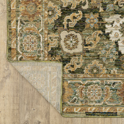Oriental Weavers Andorra  Green Gold Traditional