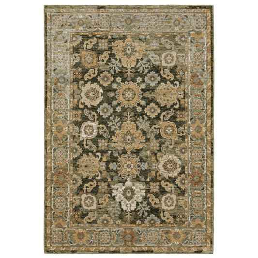 Oriental Weavers Andorra  Green Gold Traditional
