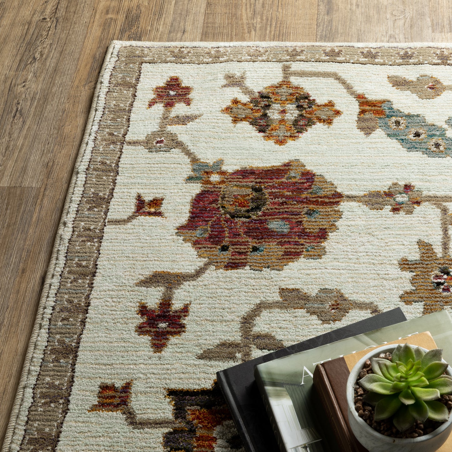 Oriental Weavers Andorra  Ivory Multi Traditional