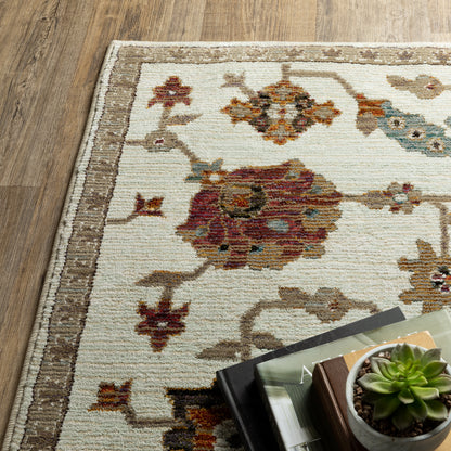 Oriental Weavers Andorra  Ivory Multi Traditional