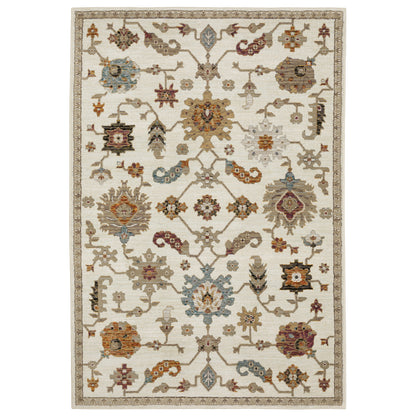 Oriental Weavers Andorra  Ivory Multi Traditional