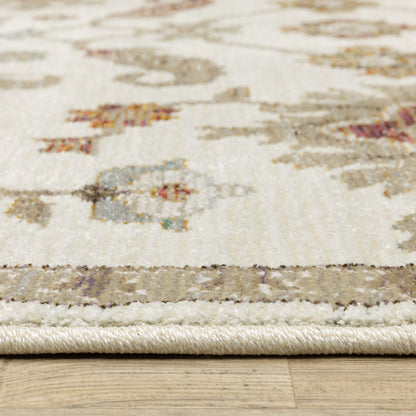 Oriental Weavers Andorra  Ivory Multi Traditional