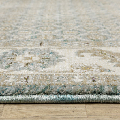 Oriental Weavers Andorra  Blue Ivory Traditional