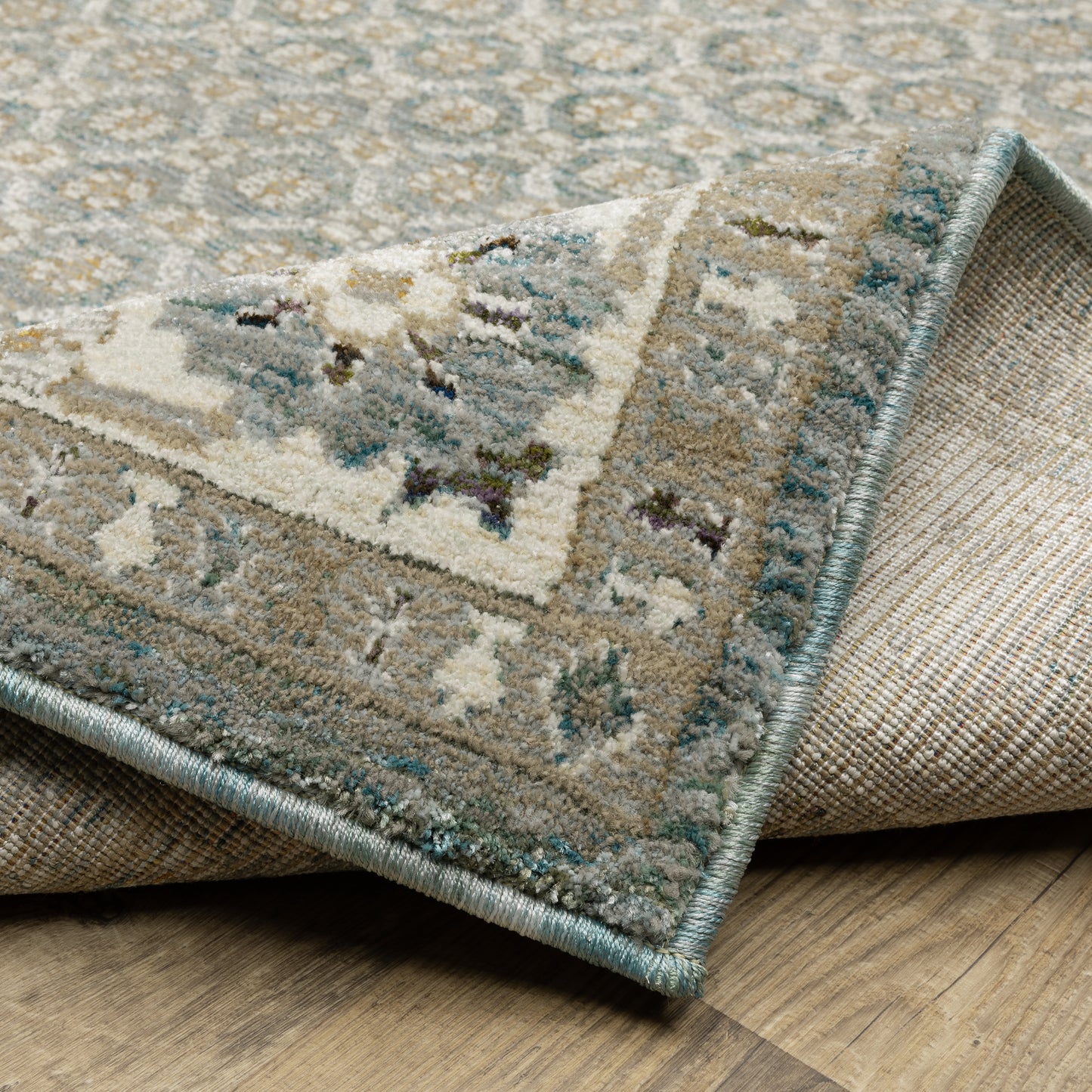 Oriental Weavers Andorra  Blue Ivory Traditional
