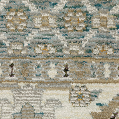 Oriental Weavers Andorra  Blue Ivory Traditional