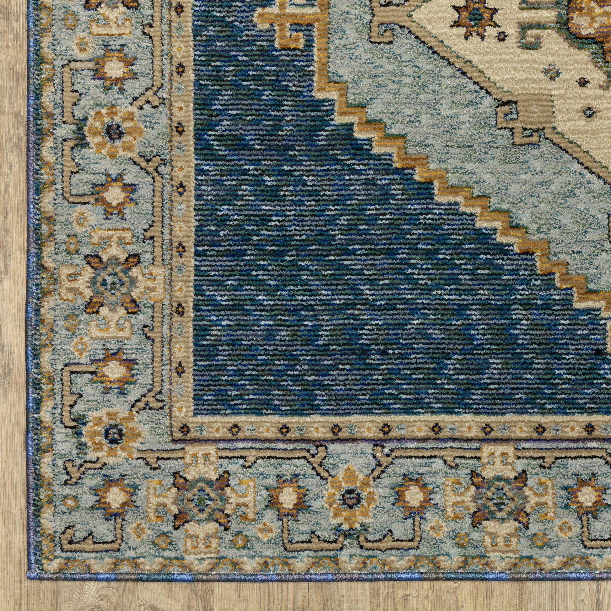 Oriental Weavers Andorra  Blue Gold Bohemian