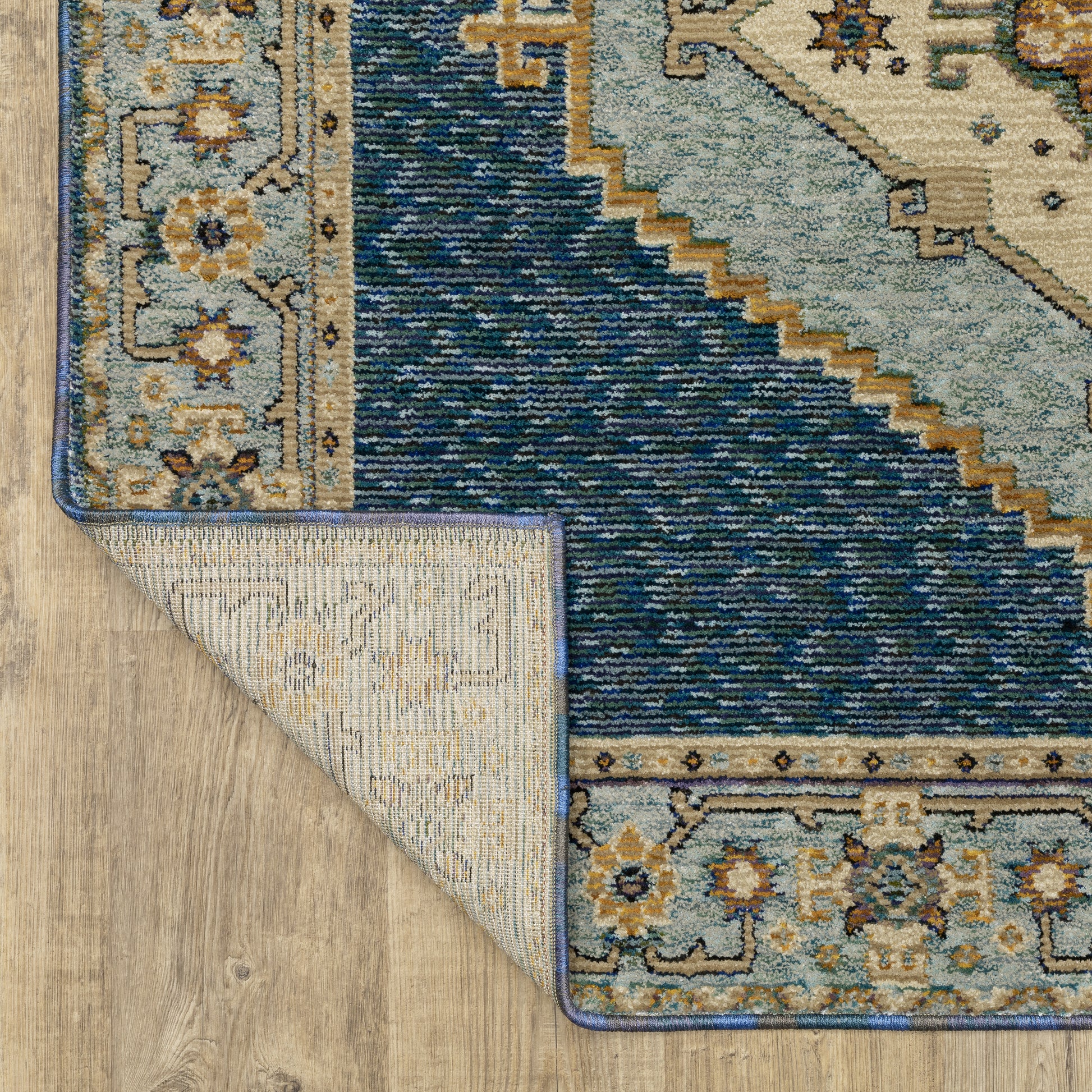 Oriental Weavers Andorra  Blue Gold Bohemian