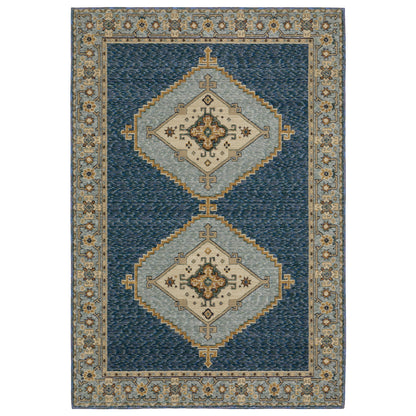 Oriental Weavers Andorra  Blue Gold Bohemian