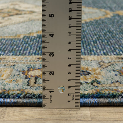 Oriental Weavers Andorra  Blue Gold Bohemian