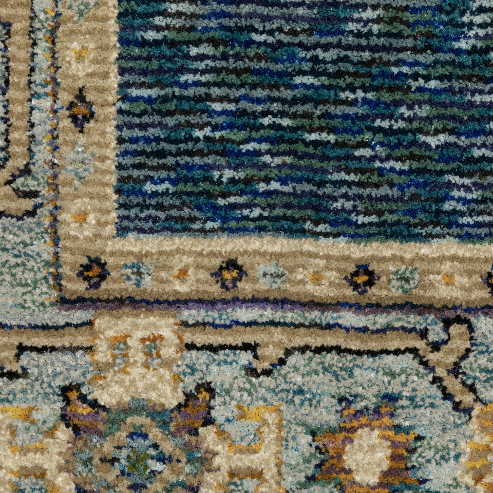 Oriental Weavers Andorra  Blue Gold Bohemian