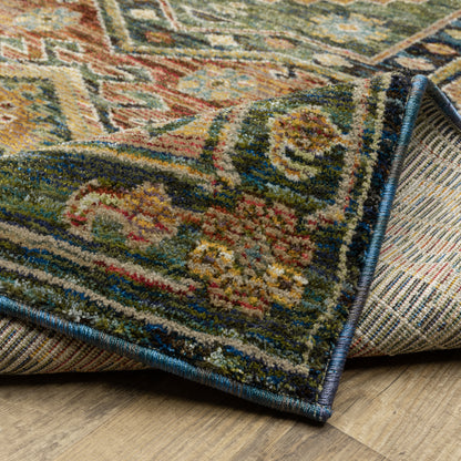 Oriental Weavers Andorra  Blue Multi Bohemian