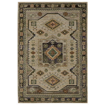 Oriental Weavers Andorra  Grey Green Bohemian