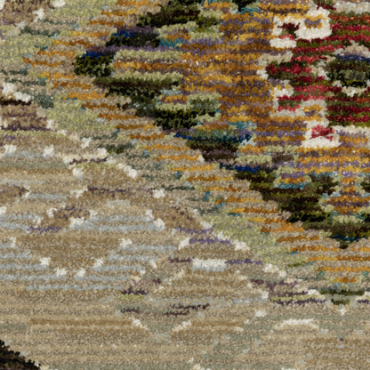 Oriental Weavers Andorra  Grey Green Bohemian