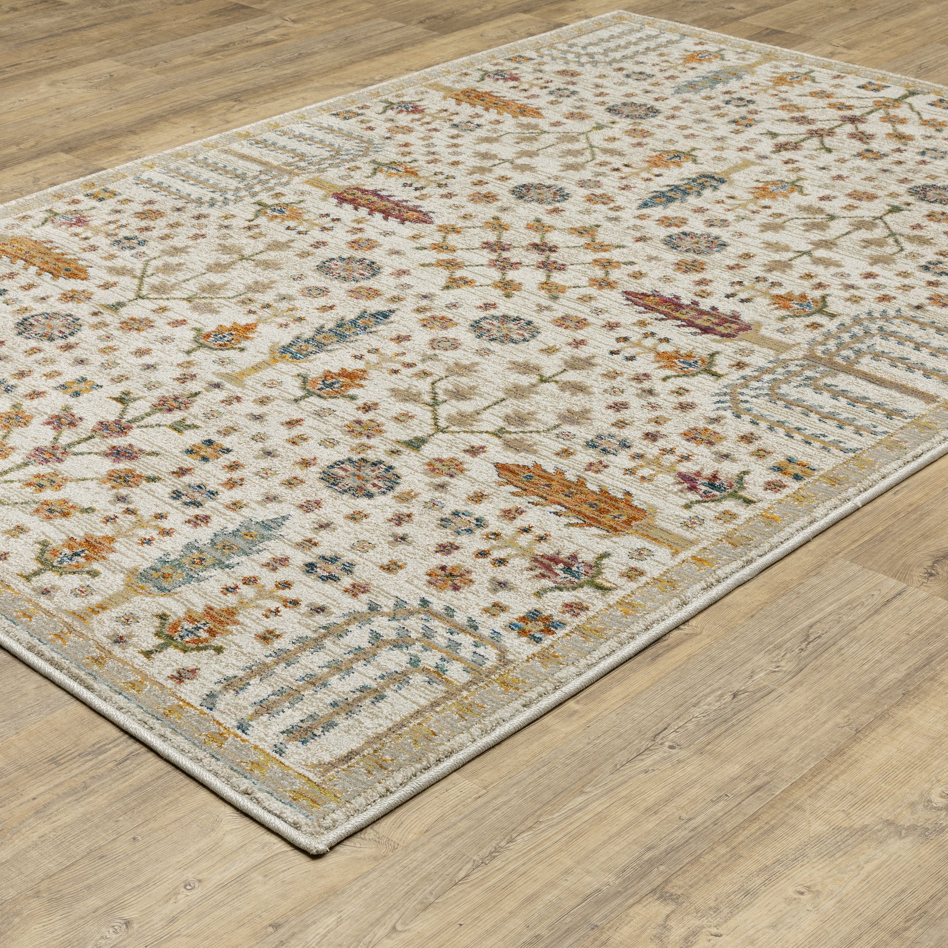 Oriental Weavers Andorra  Ivory Gold Bohemian