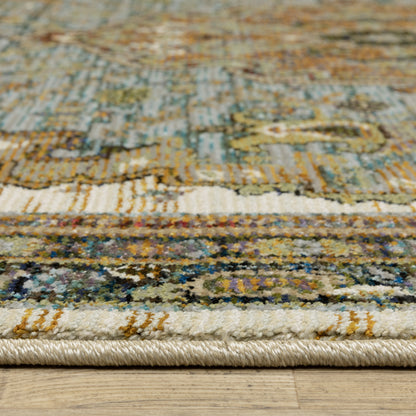 Oriental Weavers Andorra  Ivory Blue Traditional
