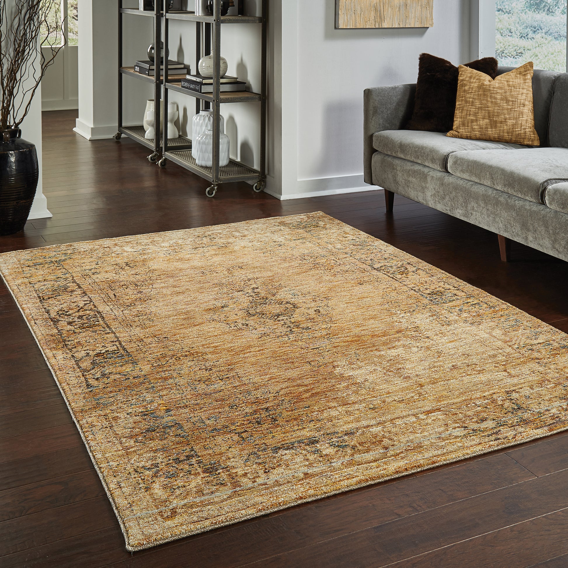 Oriental Weavers Andorra  Gold Brown Traditional