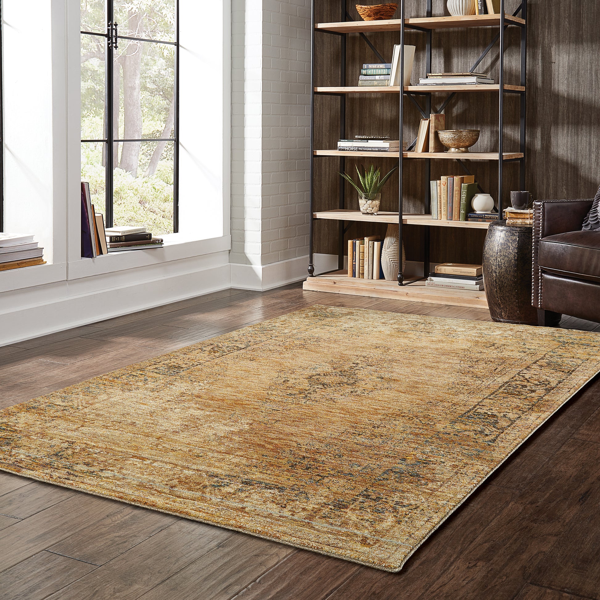 Oriental Weavers Andorra  Gold Brown Traditional
