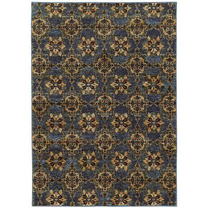 Oriental Weavers Andorra  Blue Gold Traditional