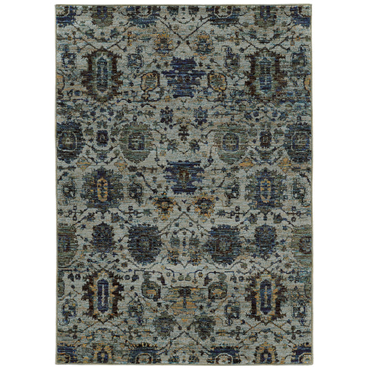 Oriental Weavers Andorra  Blue Navy Traditional