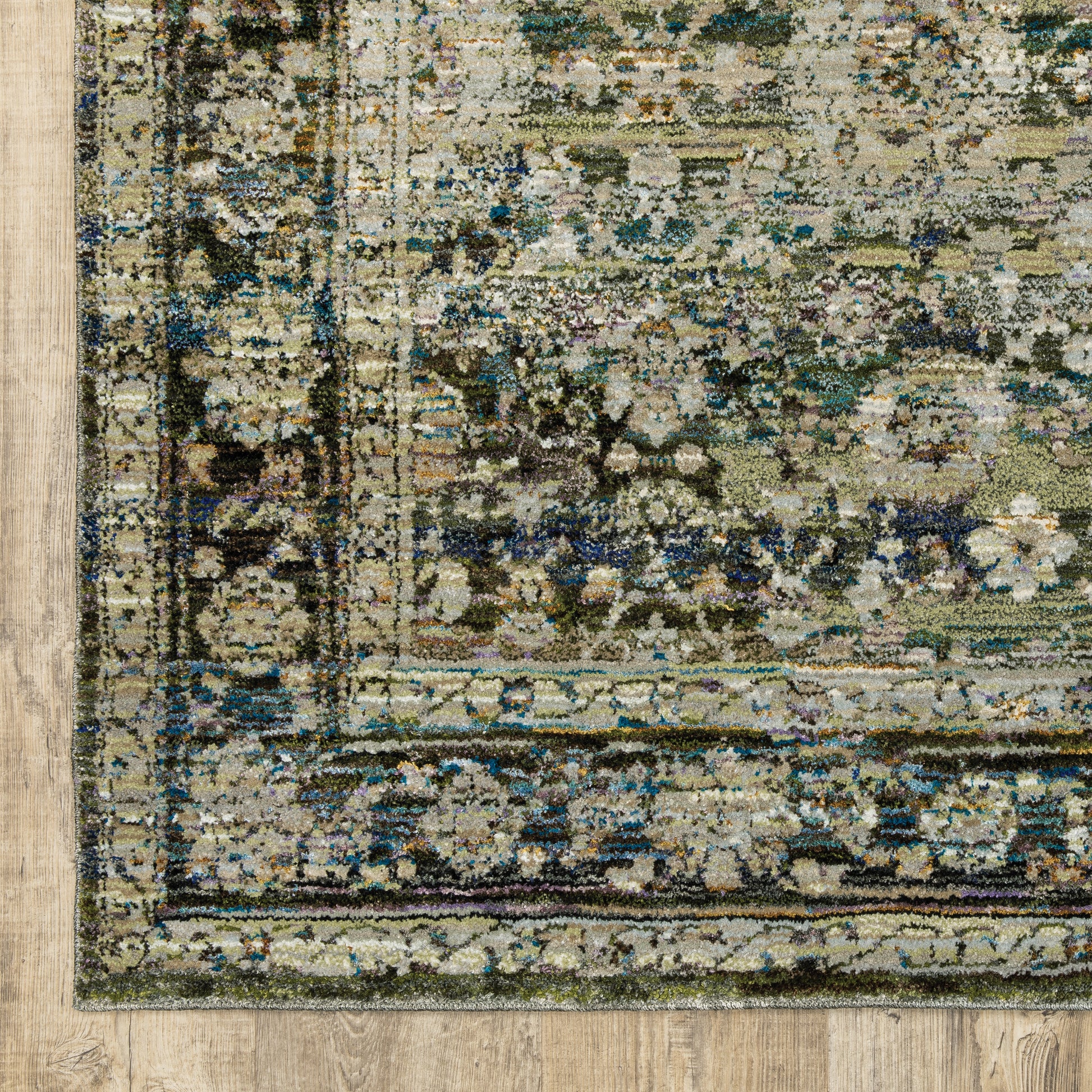 Oriental Weavers Andorra  Green Brown Traditional