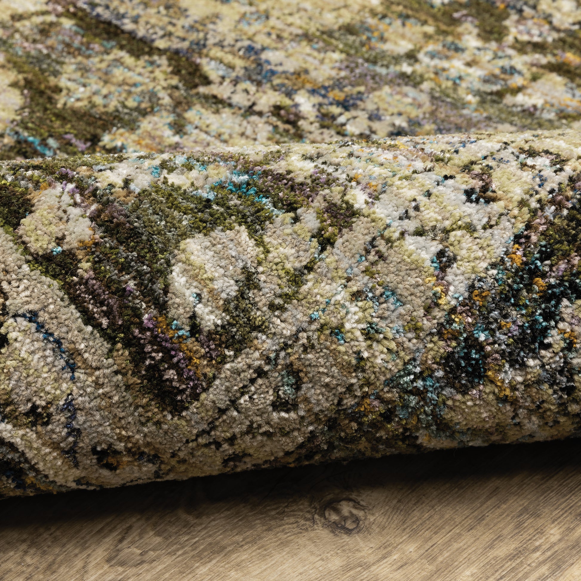 Oriental Weavers Andorra  Green Brown Traditional