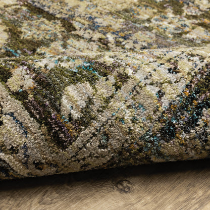 Oriental Weavers Andorra  Green Brown Traditional