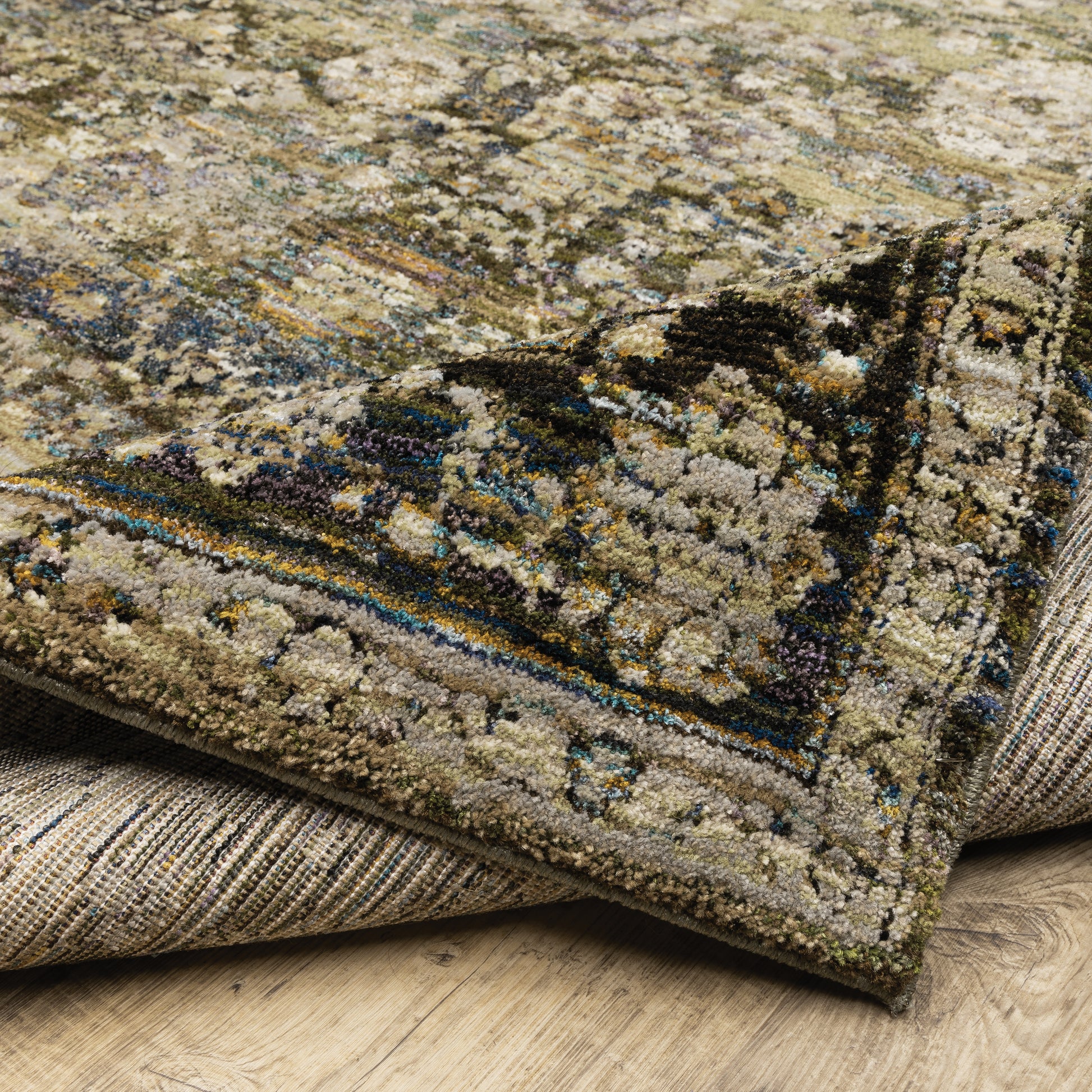 Oriental Weavers Andorra  Green Brown Traditional