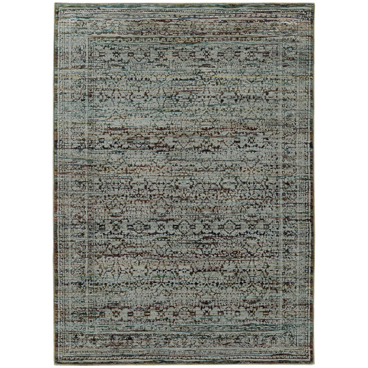 Oriental Weavers Andorra  Blue Purple Traditional