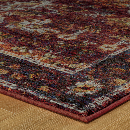 Oriental Weavers Andorra  Red Purple Traditional