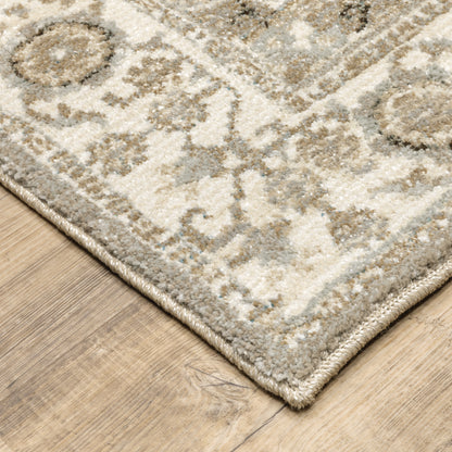 Oriental Weavers Andorra  Grey Ivory Traditional