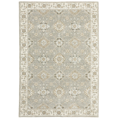 Oriental Weavers Andorra  Grey Ivory Traditional