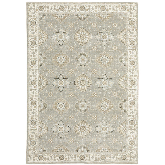 Oriental Weavers Andorra  Grey Ivory Traditional