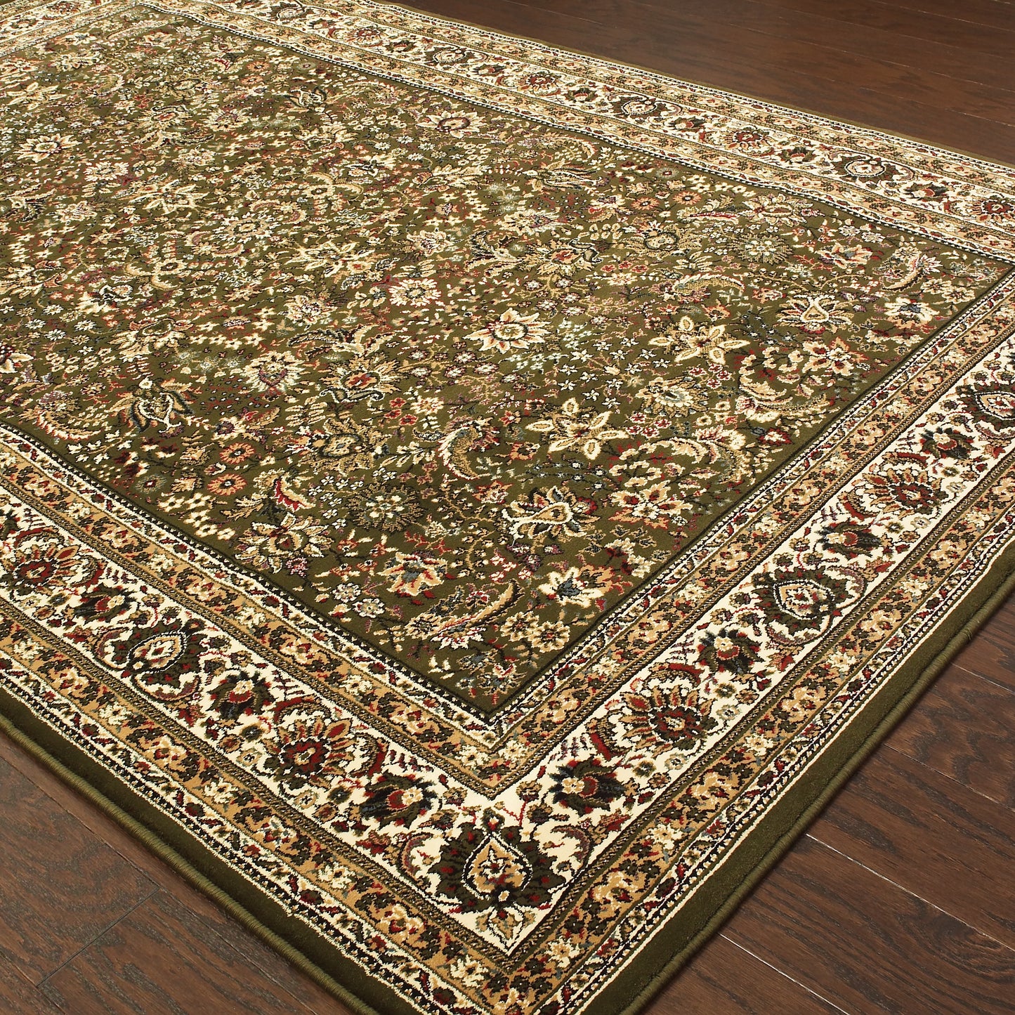 Oriental Weavers Ariana  Green Ivory Traditional