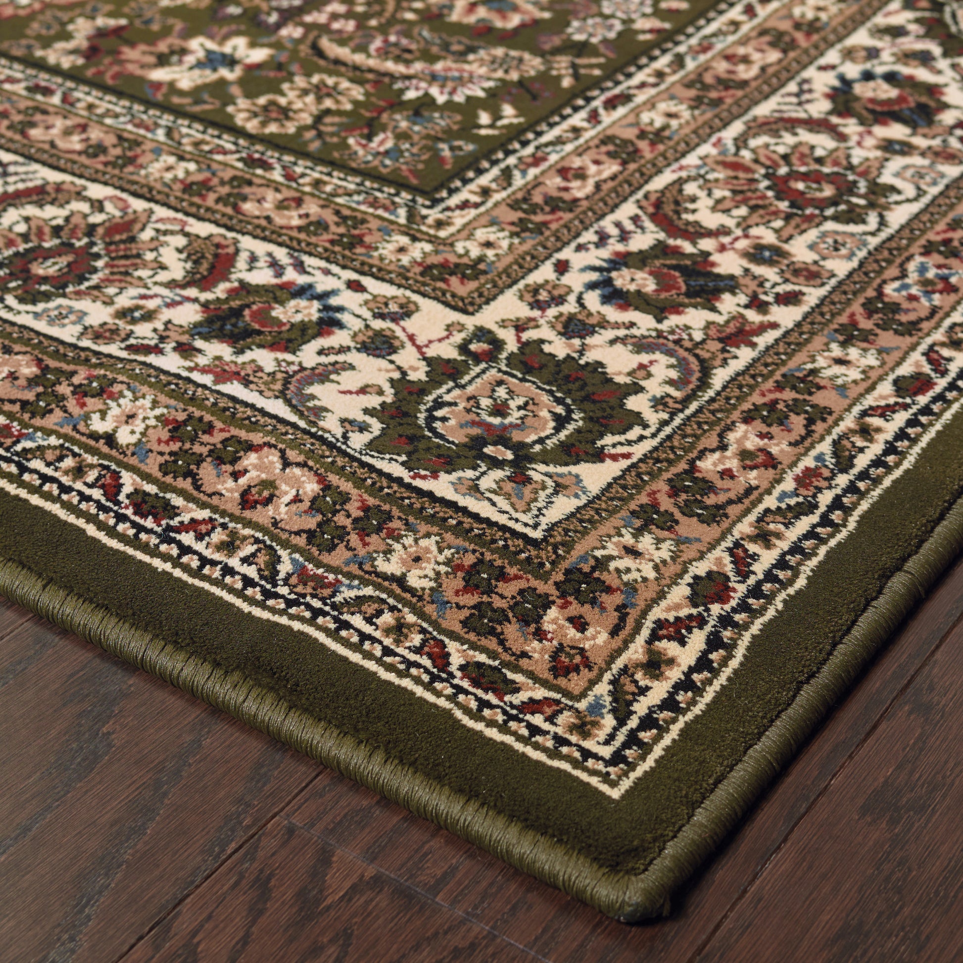 Oriental Weavers Ariana  Green Ivory Traditional