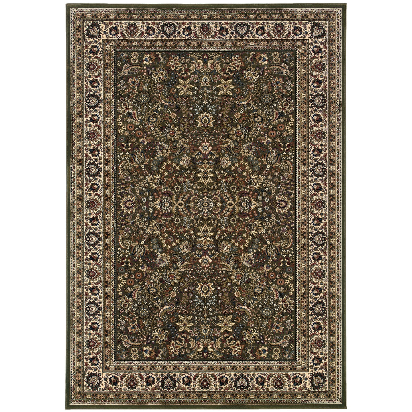 Oriental Weavers Ariana  Green Ivory Traditional