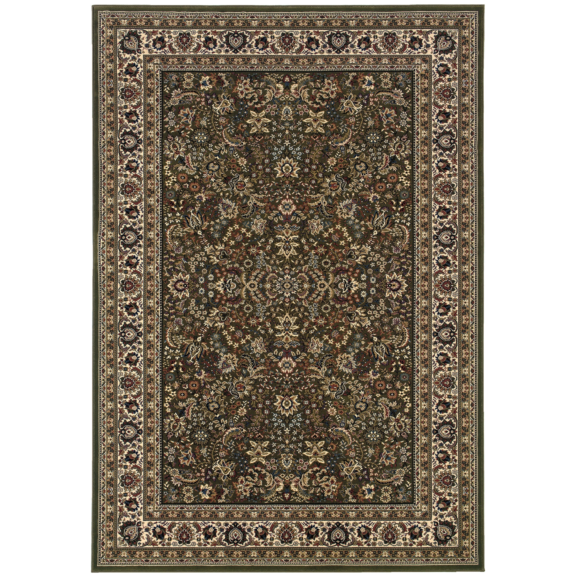 Oriental Weavers Ariana  Green Ivory Traditional
