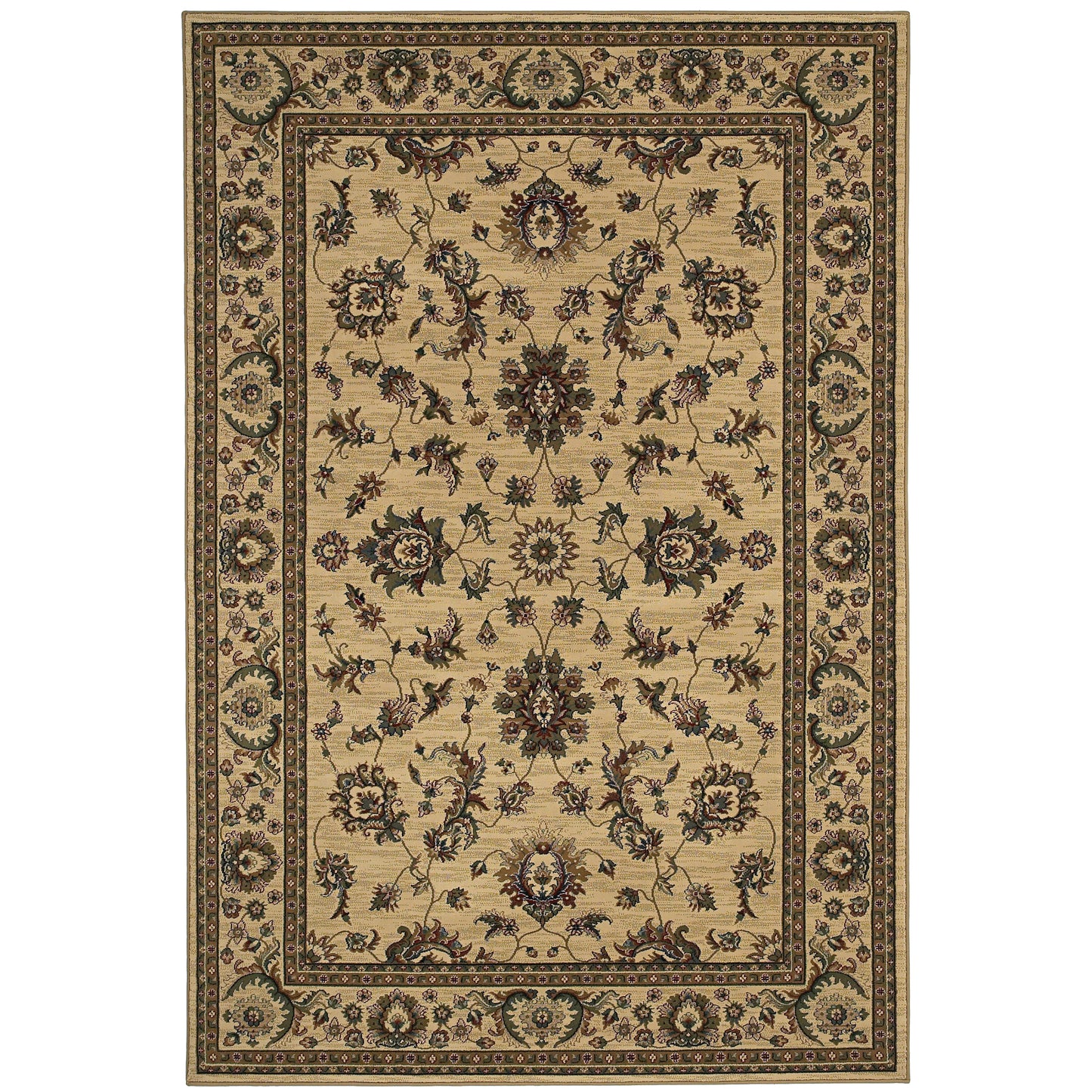 Oriental Weavers Ariana  Ivory Green Traditional