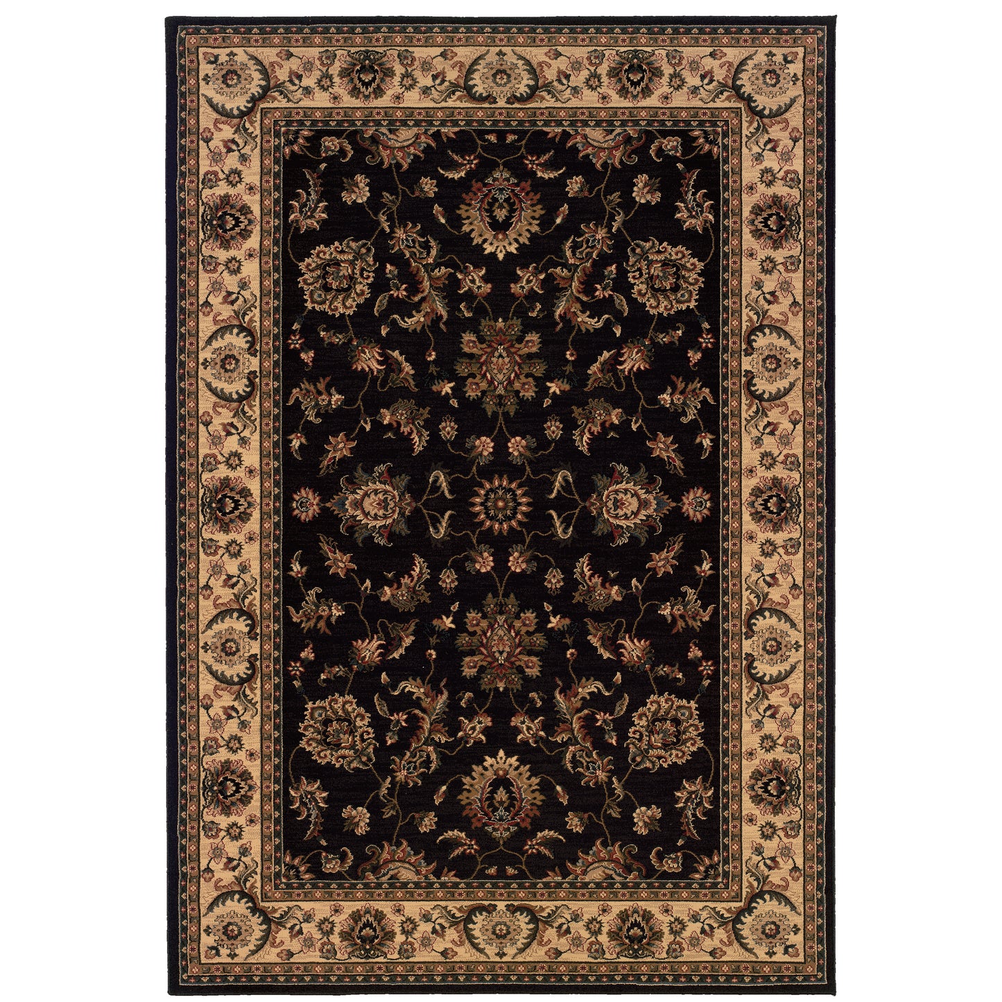Oriental Weavers Ariana  Black Ivory Traditional