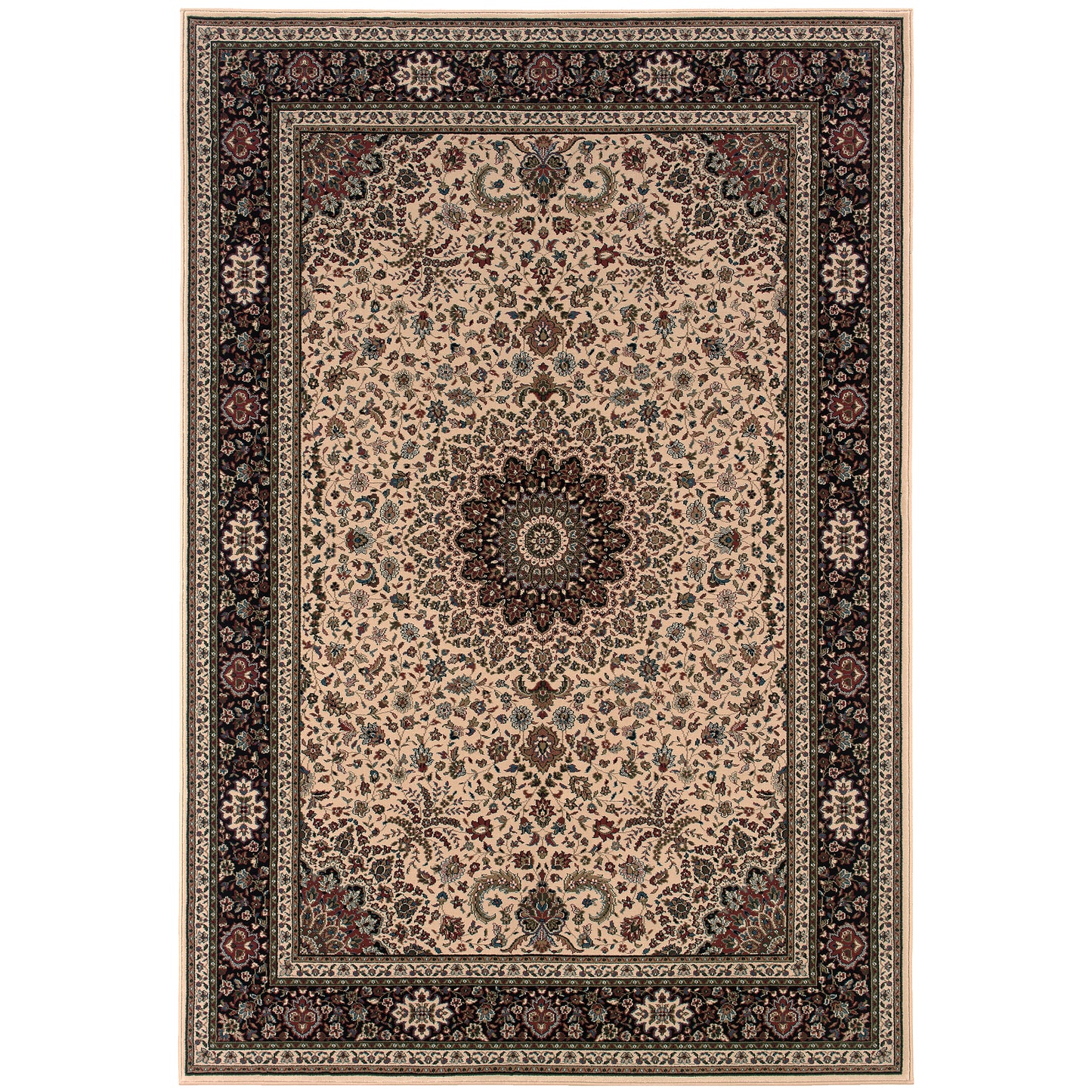 Oriental Weavers Ariana  Ivory Black Traditional