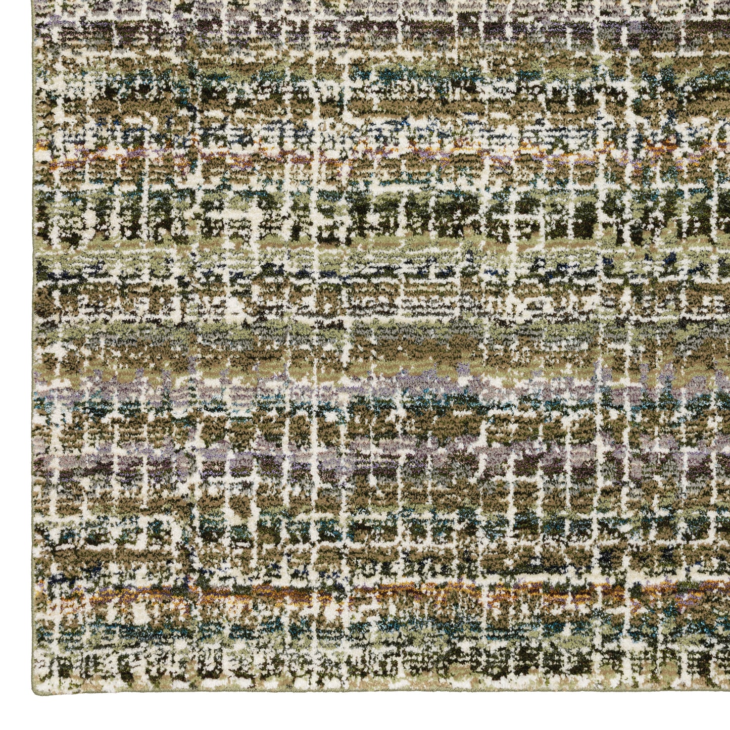 Oriental Weavers Atlas  Green Multi Modern & Contemporary