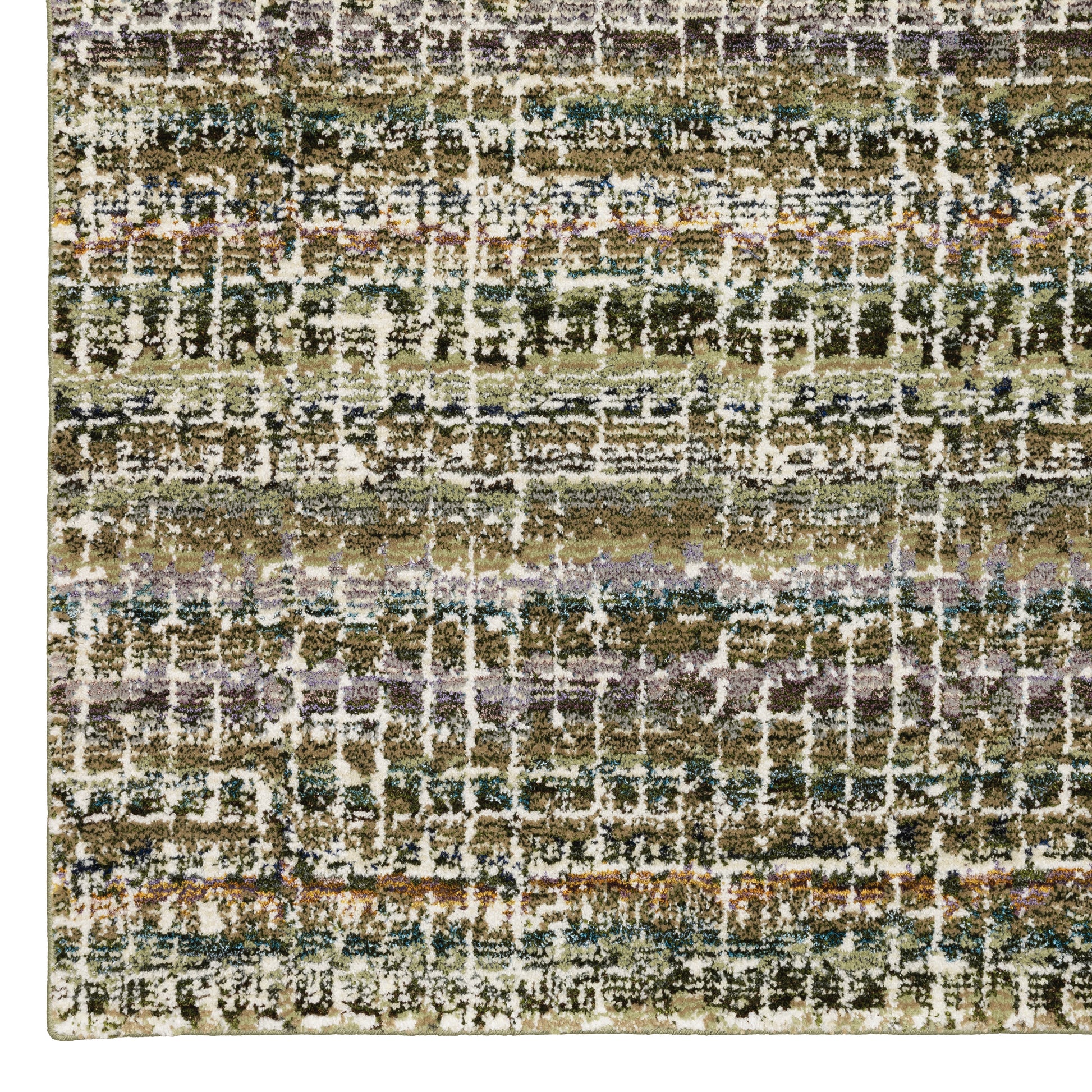 Oriental Weavers Atlas  Green Multi Modern & Contemporary