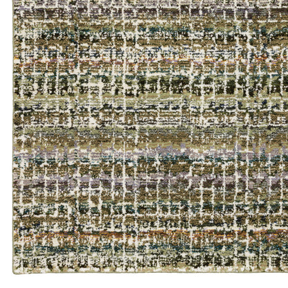 Oriental Weavers Atlas  Green Multi Modern & Contemporary