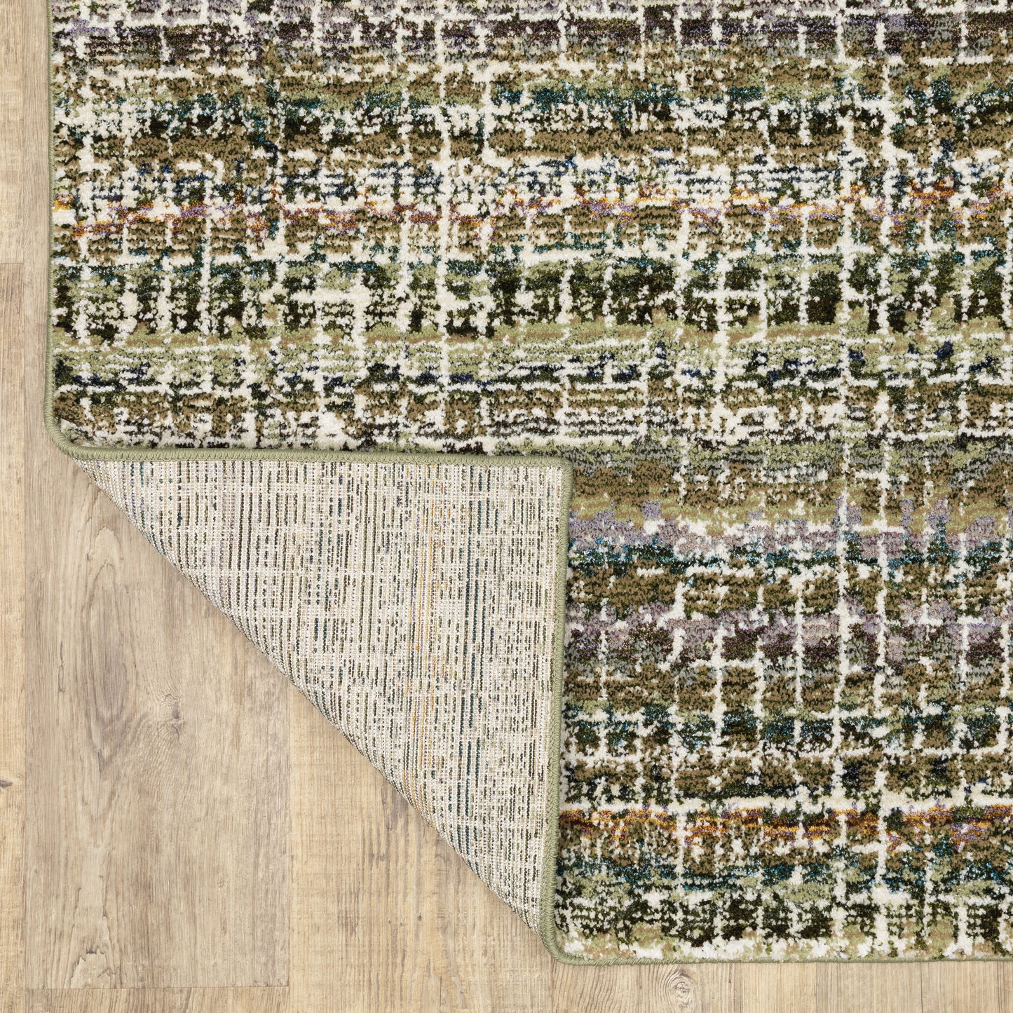 Oriental Weavers Atlas  Green Multi Modern & Contemporary